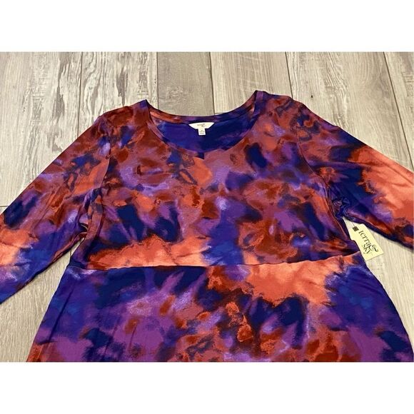 Terra & Sky plus size knee length dress size 2X - Picture 4 of 12